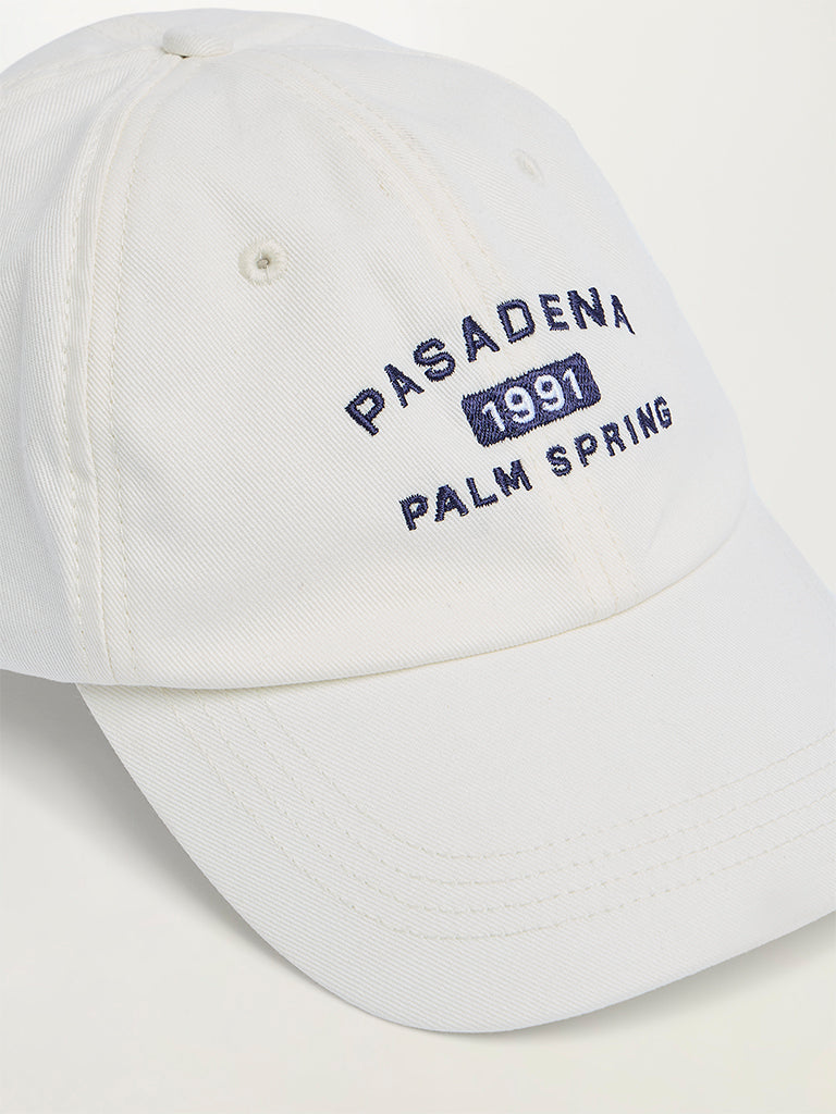 Typographic Cotton Twill Cap