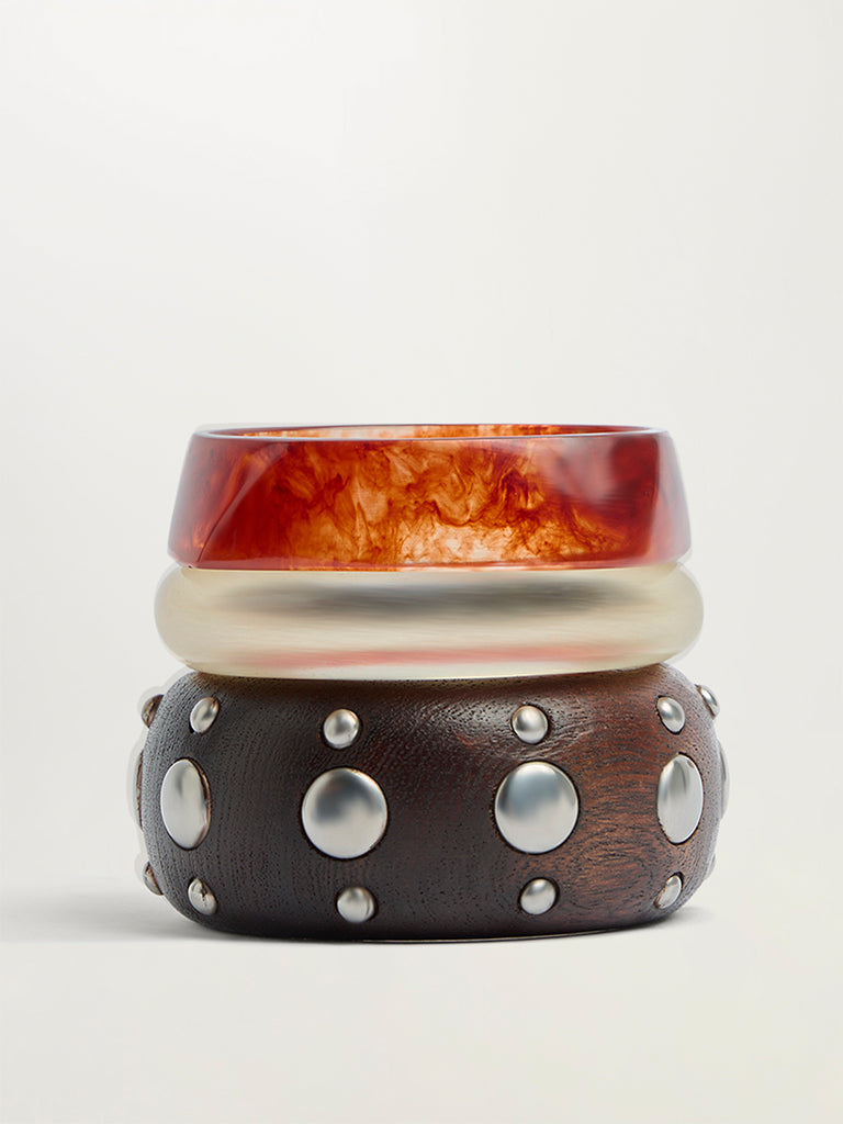 Studded Bangle Set