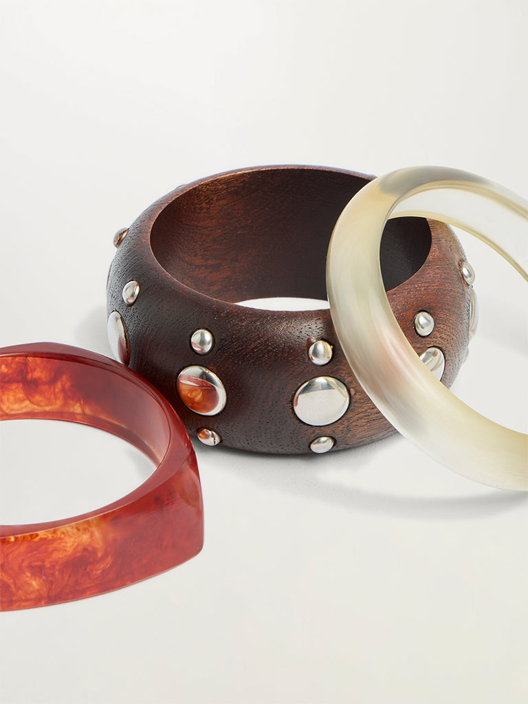 Studded Bangle Set