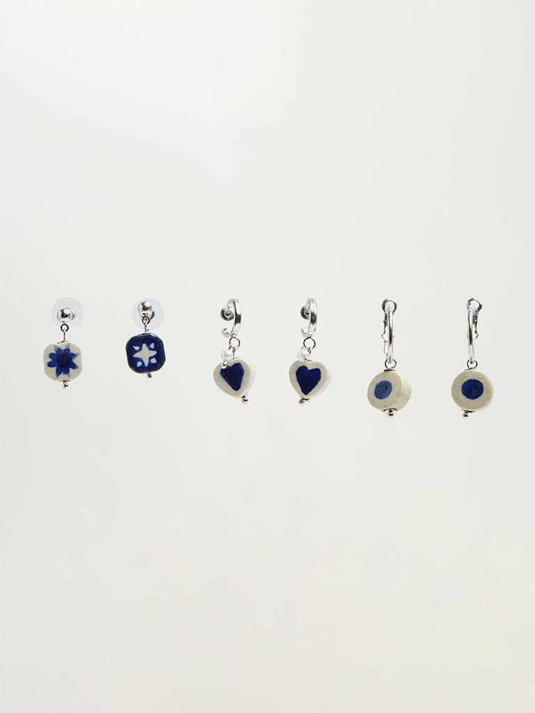 Mixed Charm Earring Set