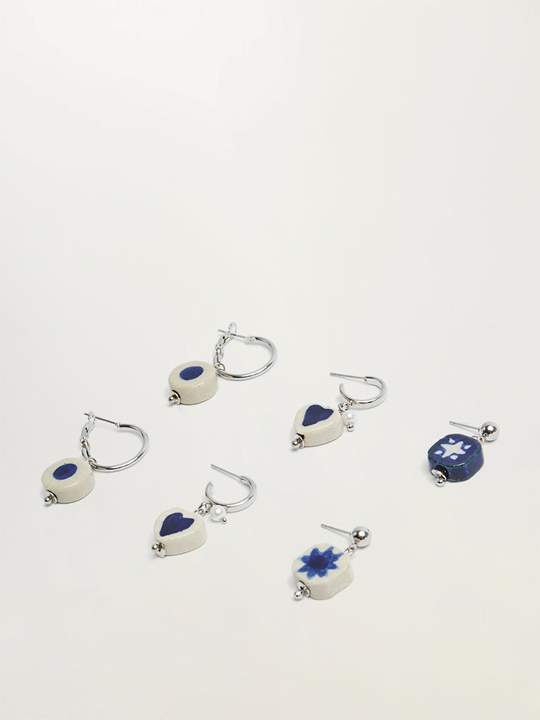 Mixed Charm Earring Set