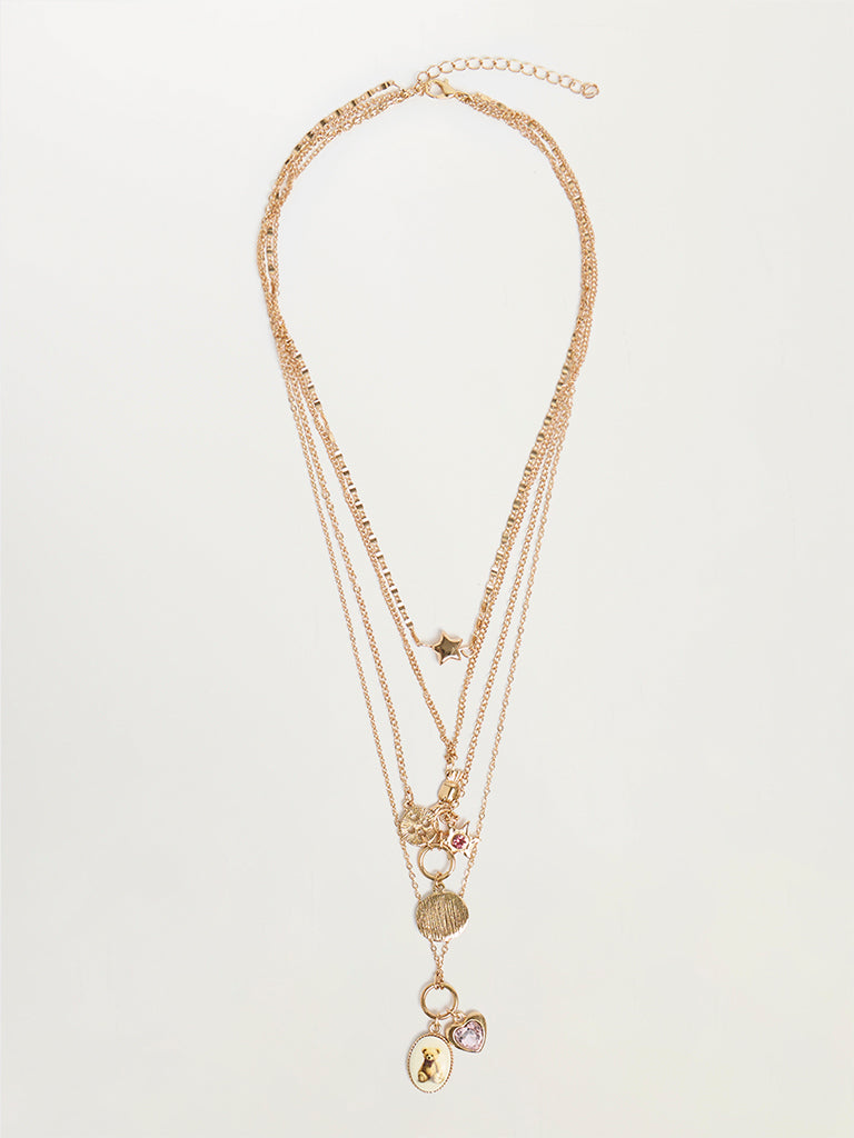 Layered Charm Necklace