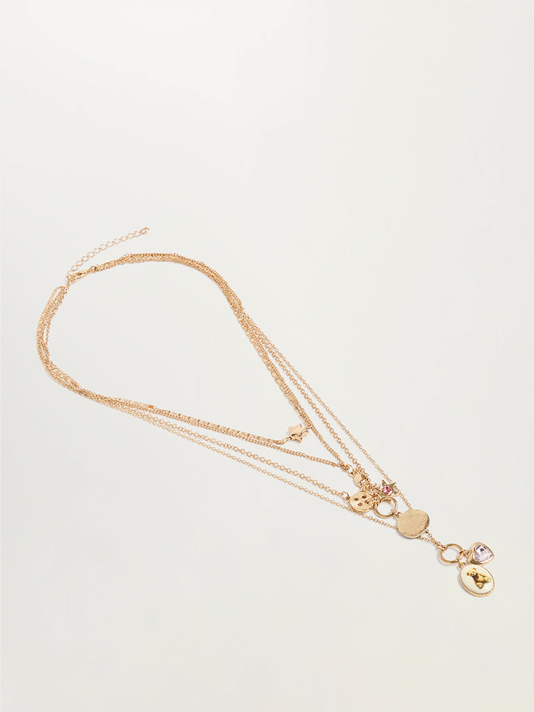Layered Charm Necklace