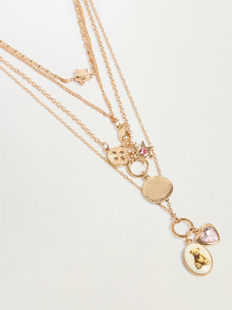 Layered Charm Necklace