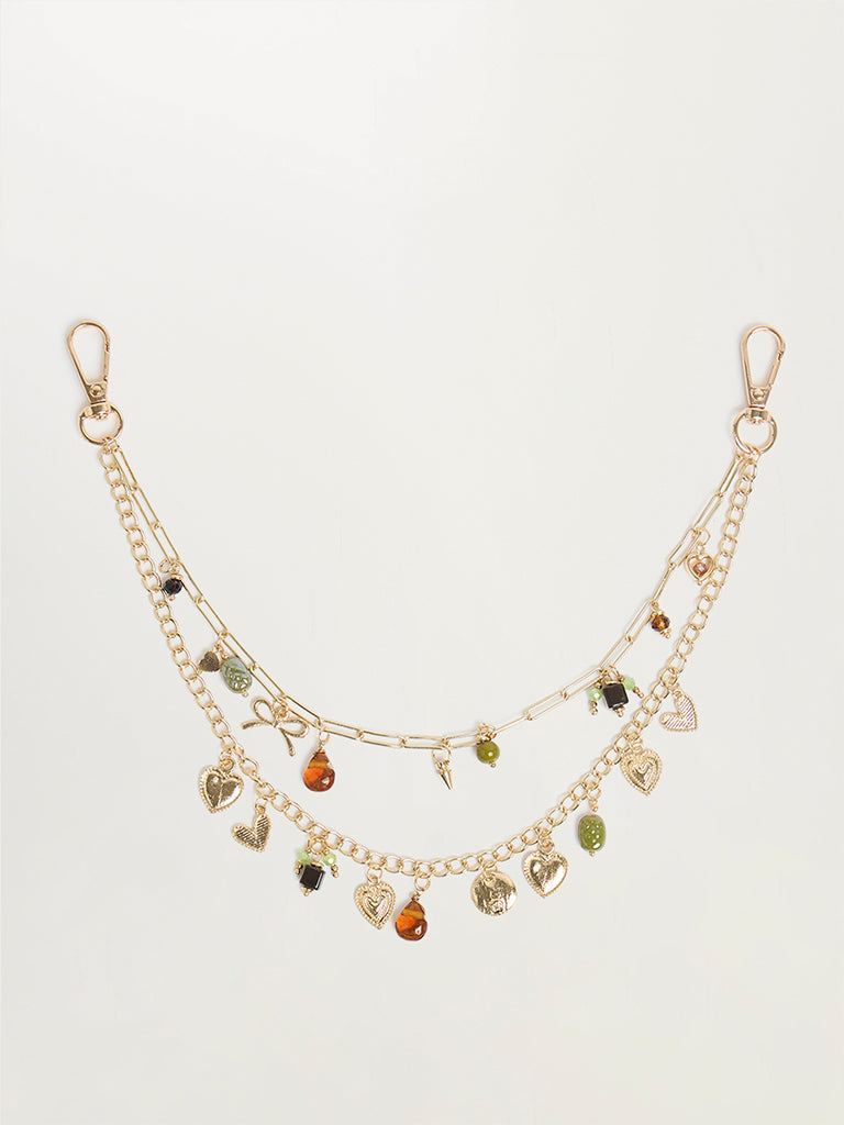 Layered Charm Bag Chain