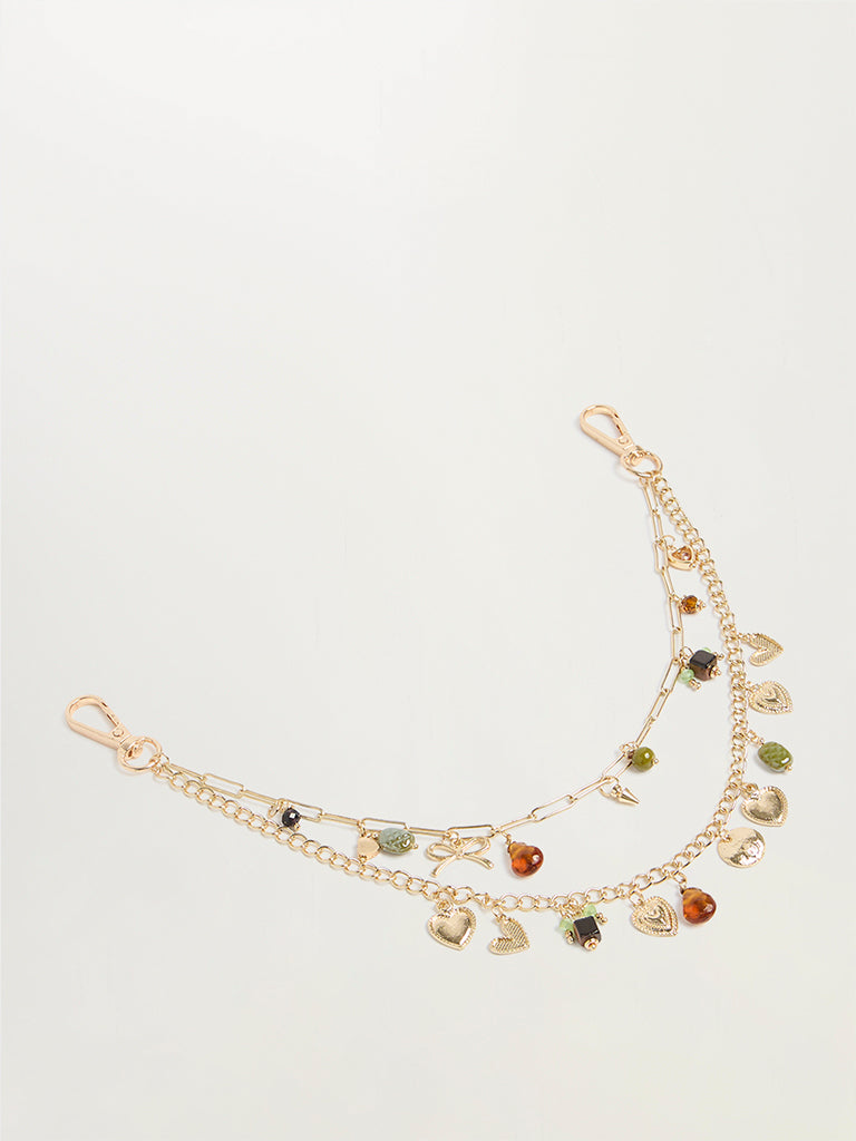 Layered Charm Bag Chain