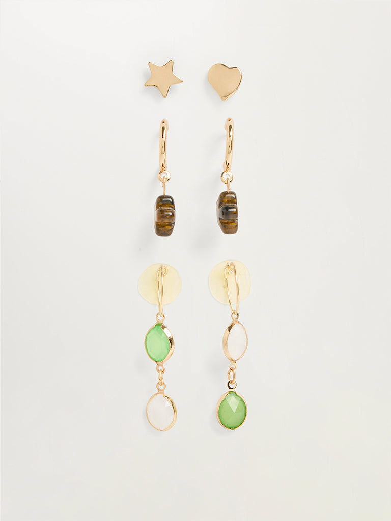 Set of 3 Assorted Earrings