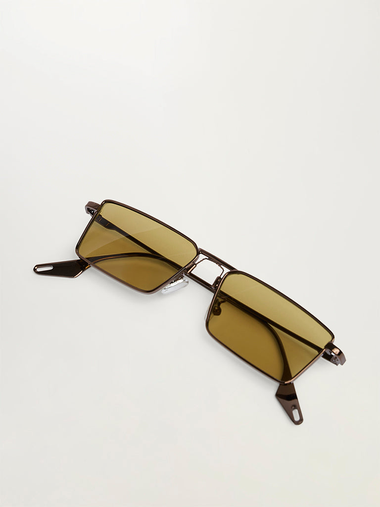 Rectangular Frame Sunglasses