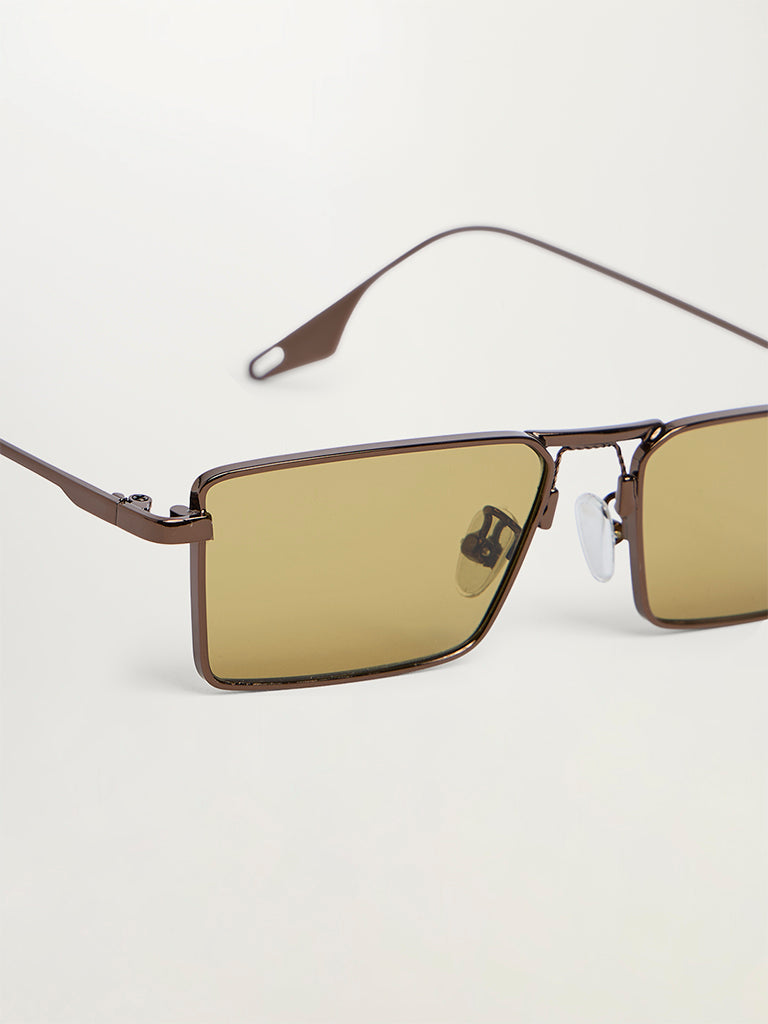 Rectangular Frame Sunglasses