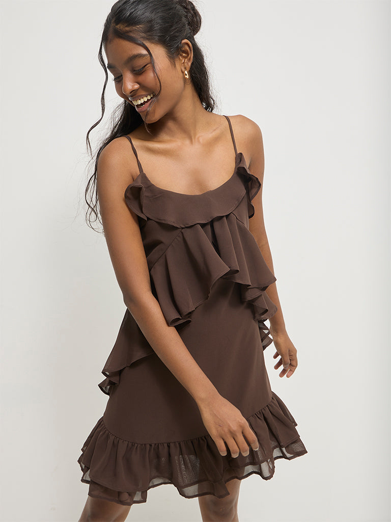Mini Ruffled Dress