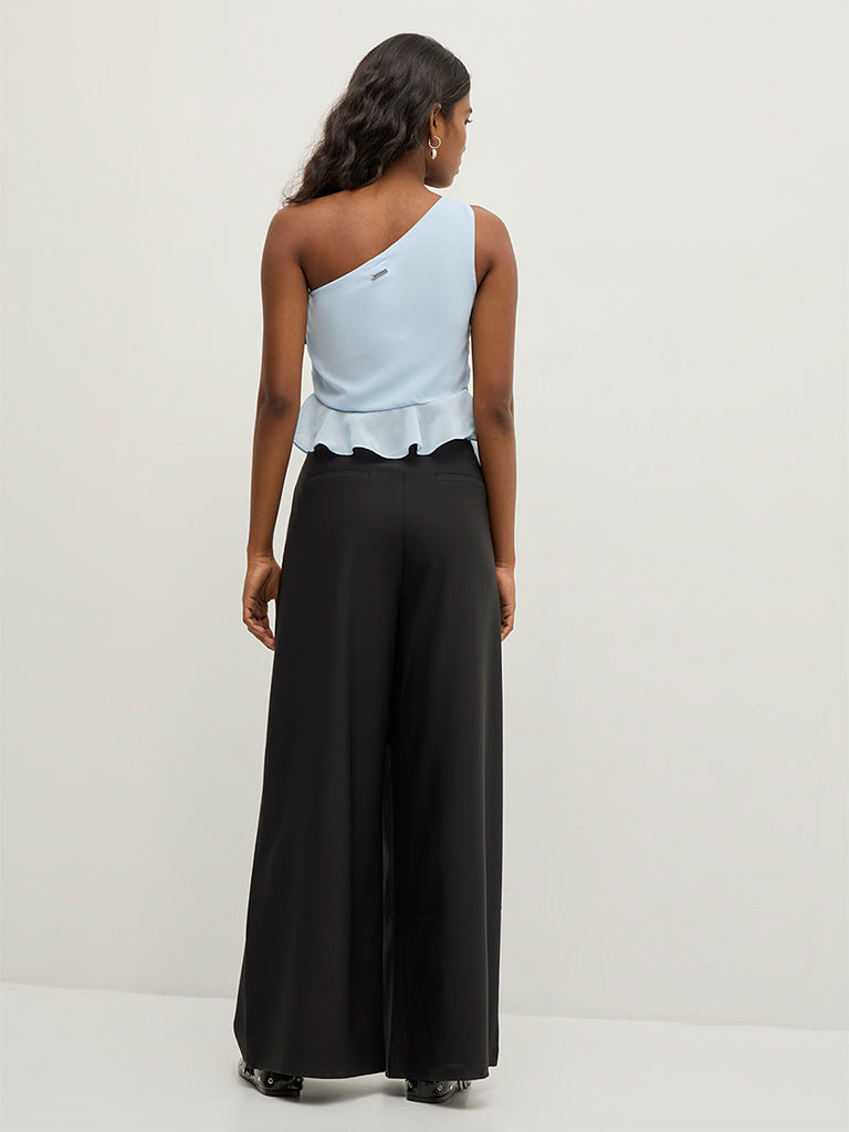 One-Shoulder Ruffled Top
