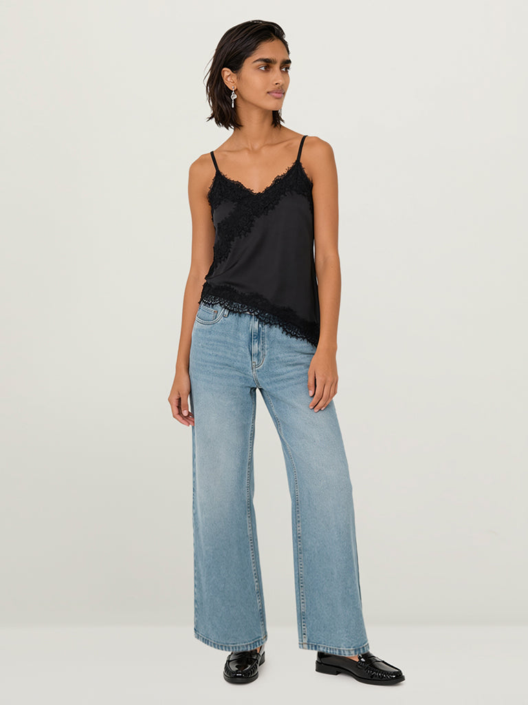Regular-Fit Lace Top