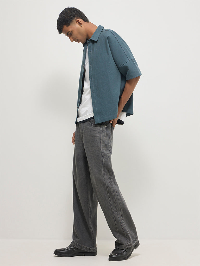 Boxy-Fit Corduroy Shirt