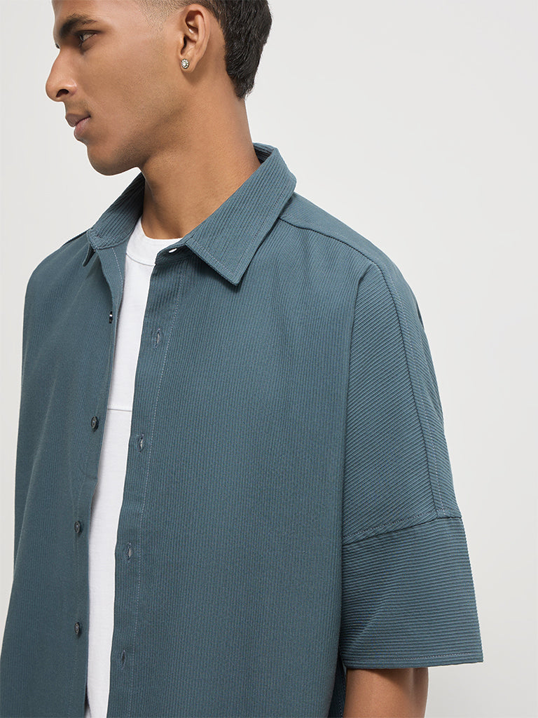 Boxy-Fit Corduroy Shirt