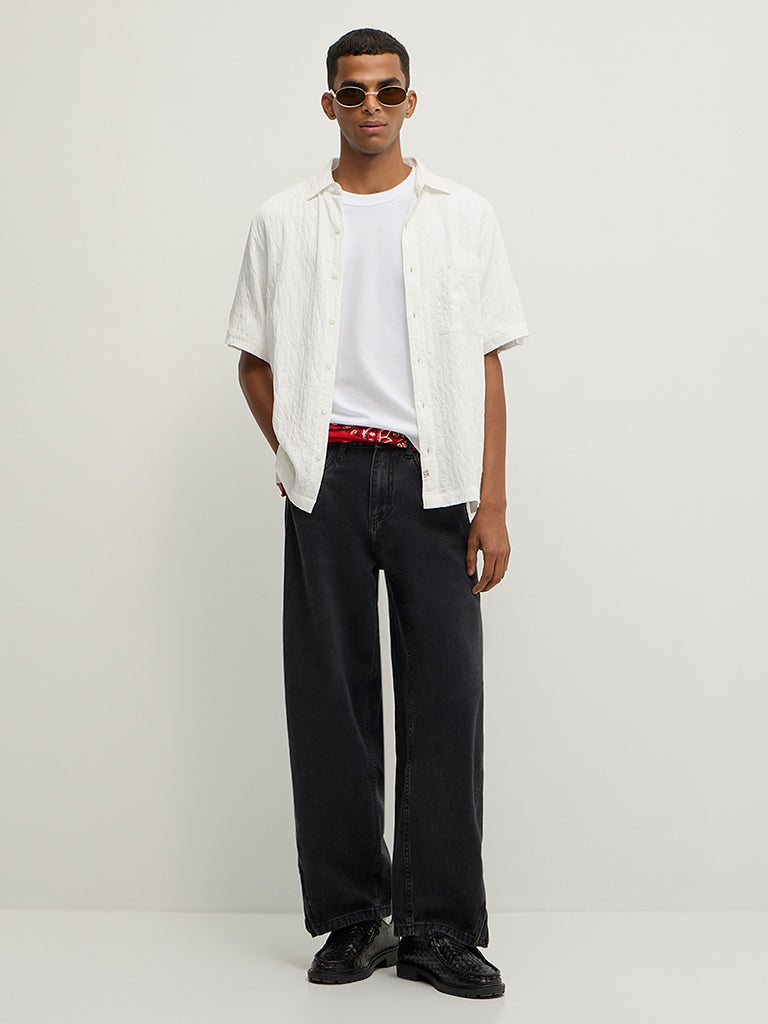 Regular-Fit Textured Shirt