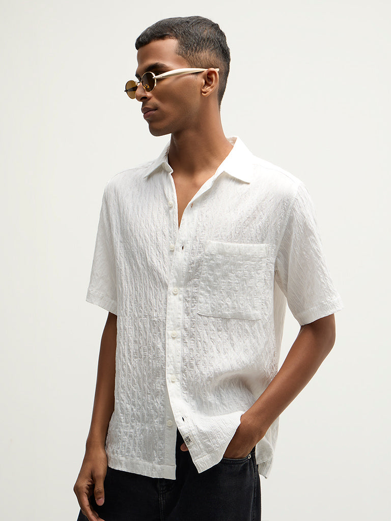 Regular-Fit Textured Shirt