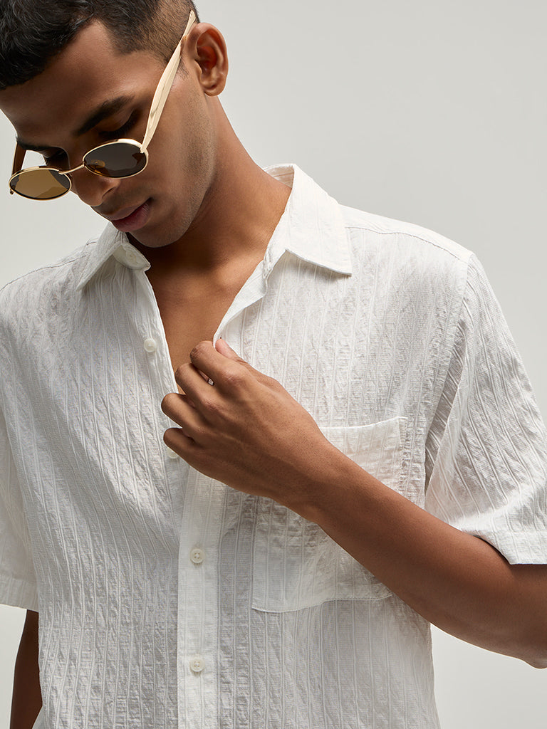 Regular-Fit Textured Shirt