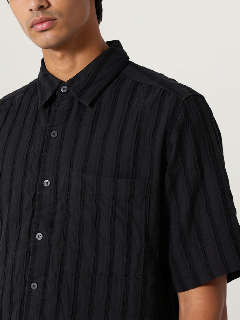 Regular-Fit Self-Striped Shirt