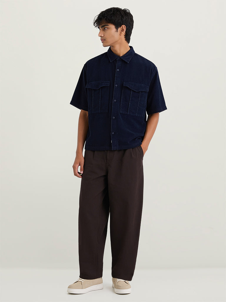 Boxy-Fit Corduroy Shirt