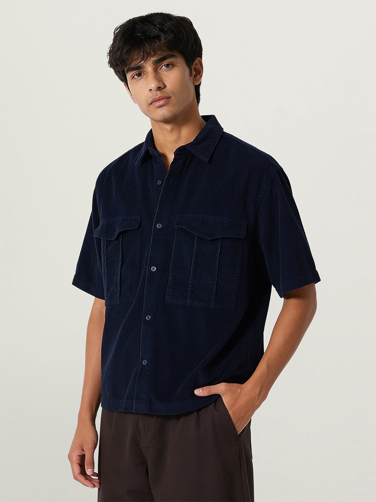 Boxy-Fit Corduroy Shirt