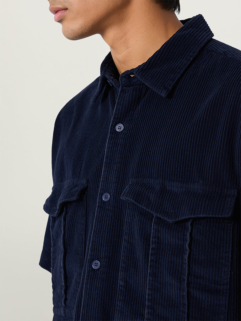 Boxy-Fit Corduroy Shirt