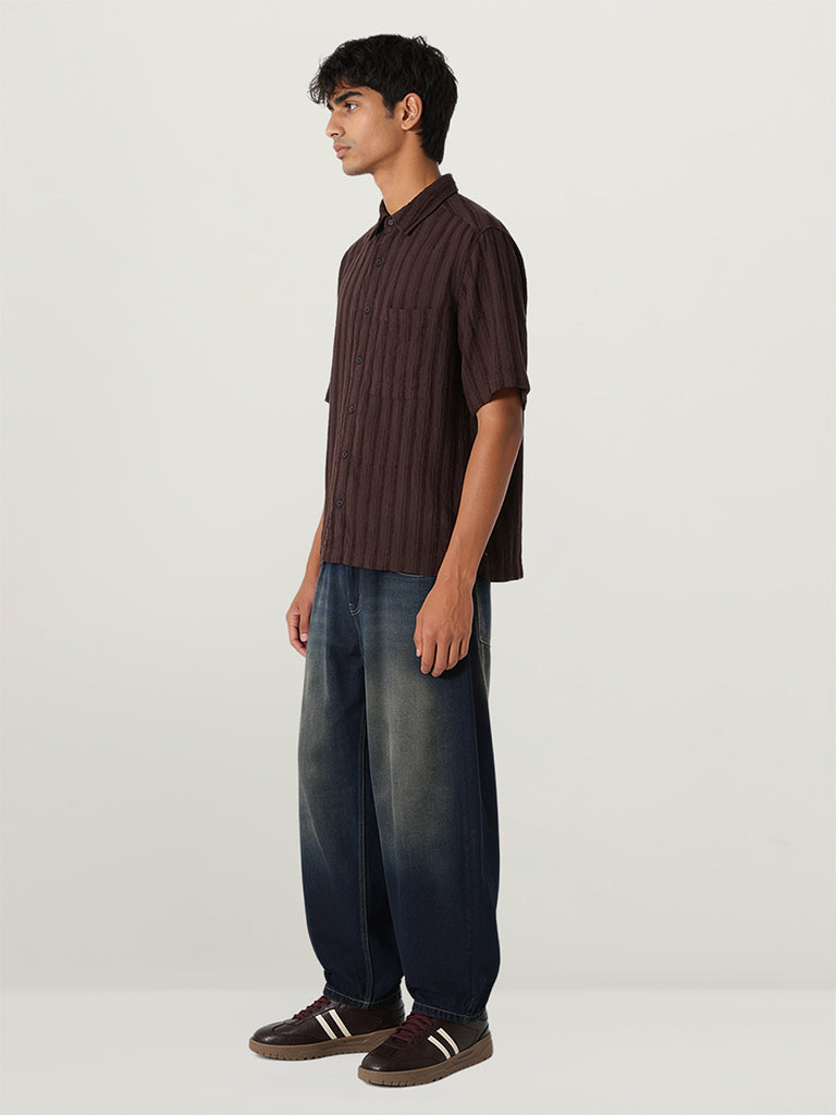 Regular-Fit Self-Striped Shirt