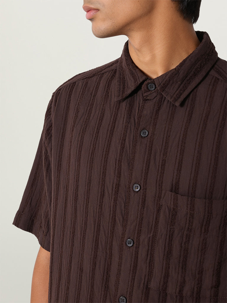 Regular-Fit Self-Striped Shirt