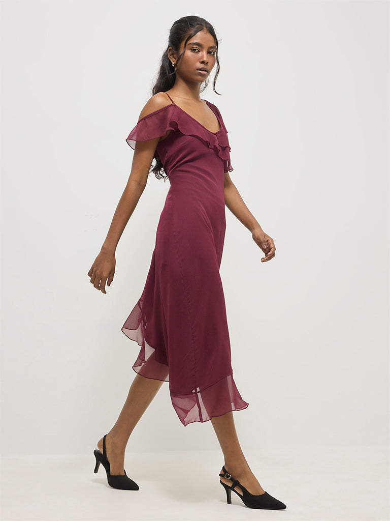 Midi Ruffled Dress
