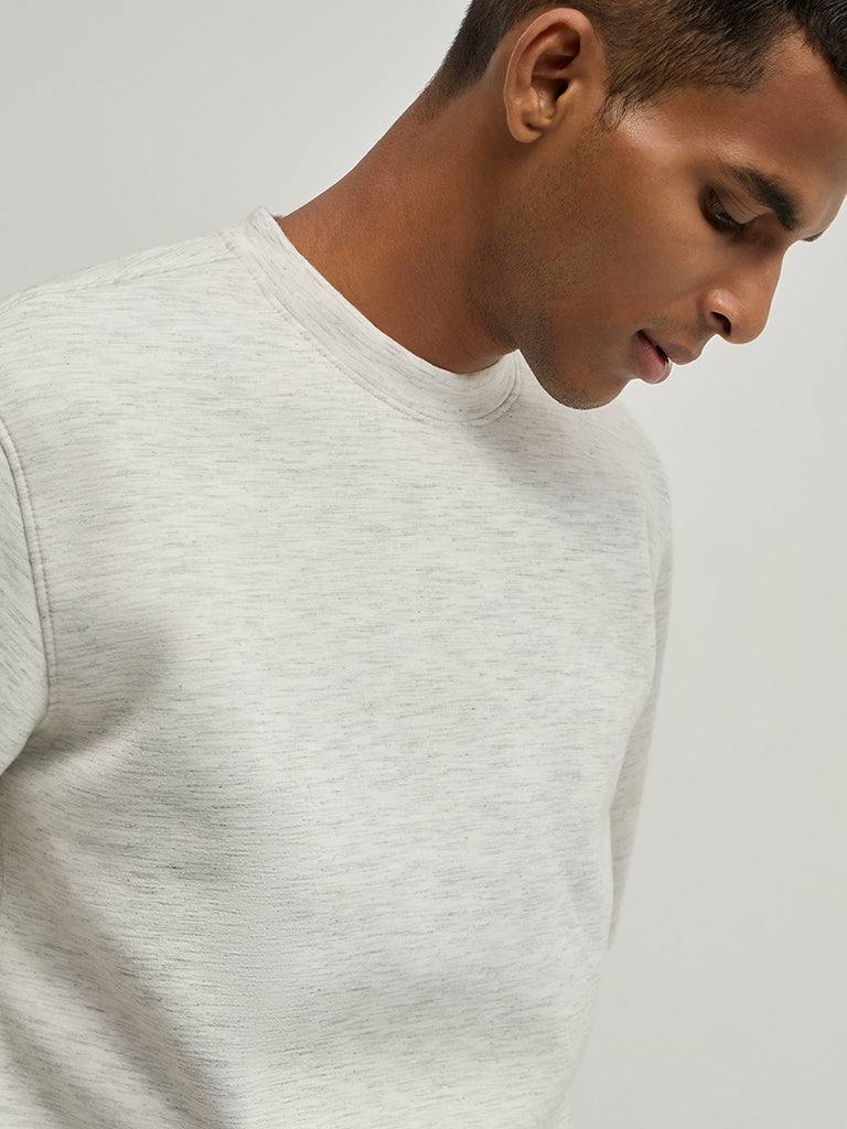 Boxy-Fit Melange T-Shirt