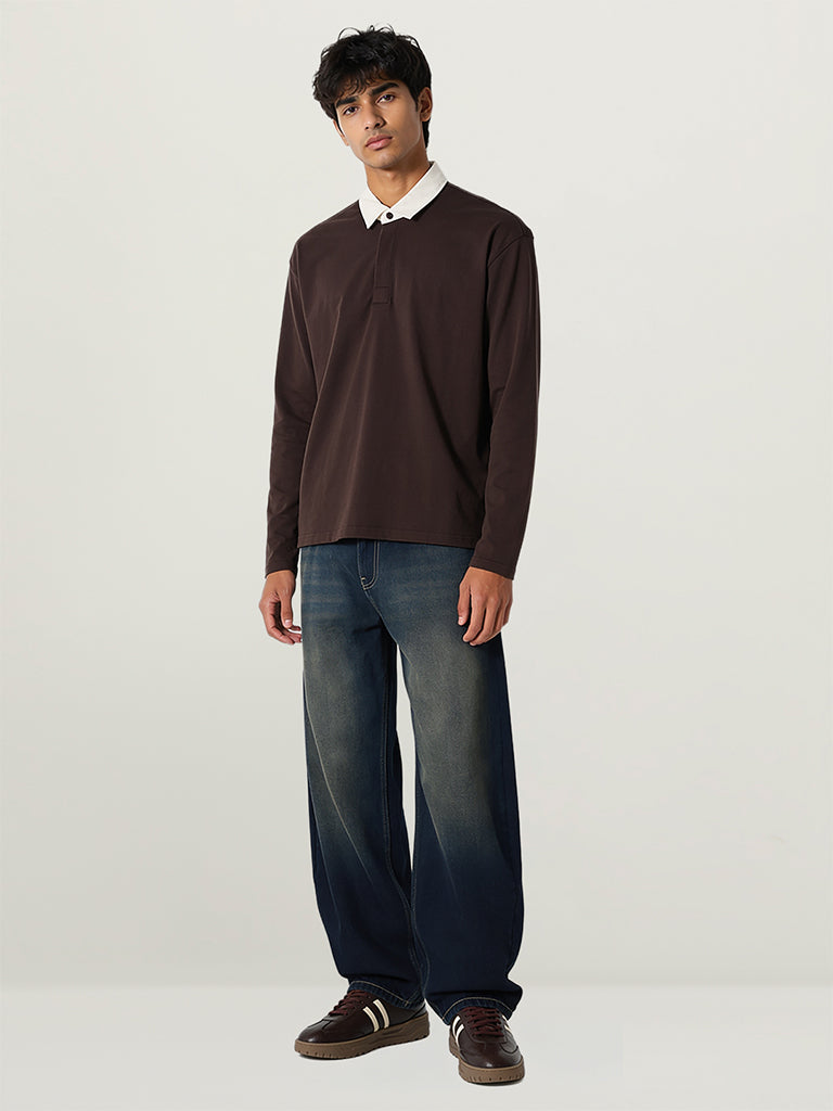 Boxy-Fit Polo T-Shirt