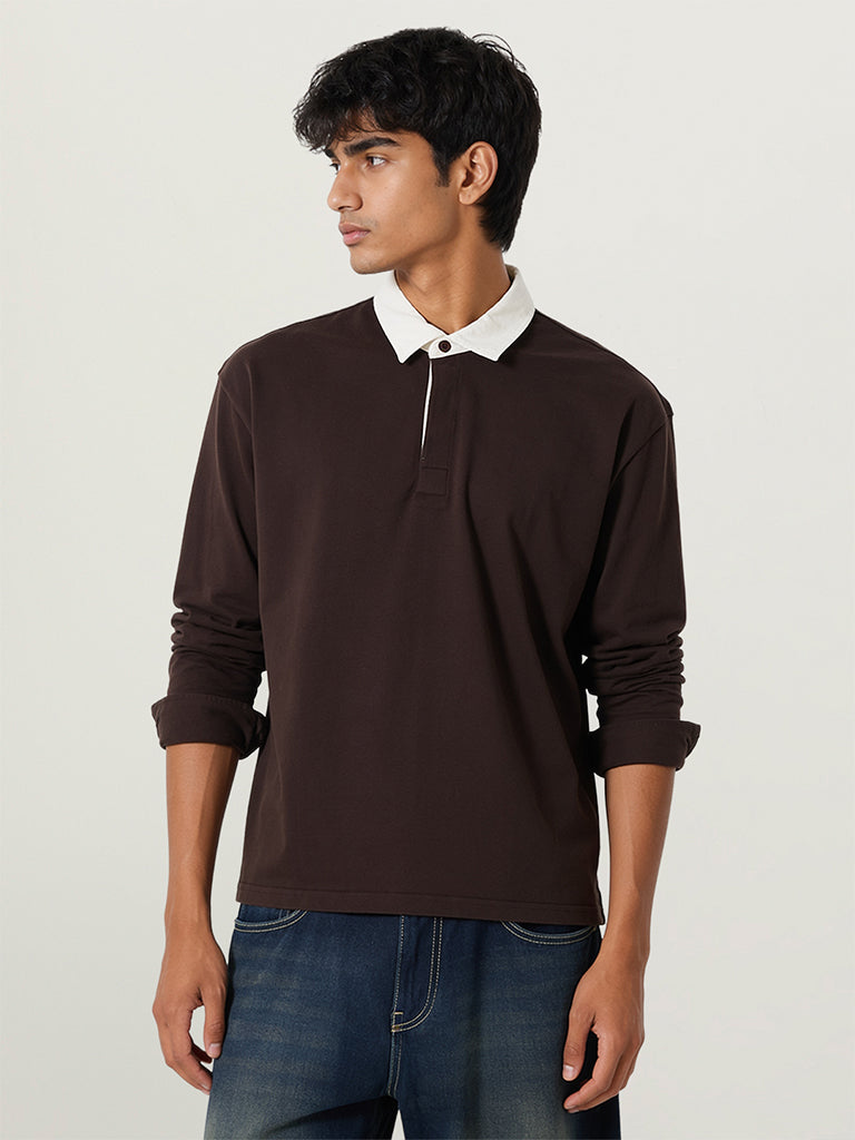 Boxy-Fit Polo T-Shirt