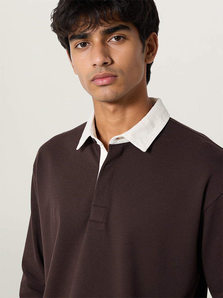 Boxy-Fit Polo T-Shirt