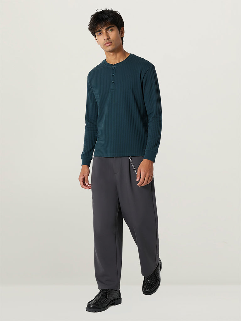 Regular-Fit Self-Striped T-Shirt