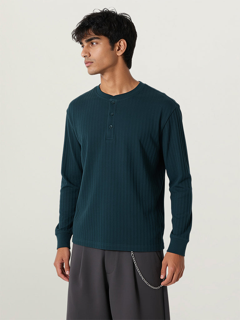 Regular-Fit Self-Striped T-Shirt