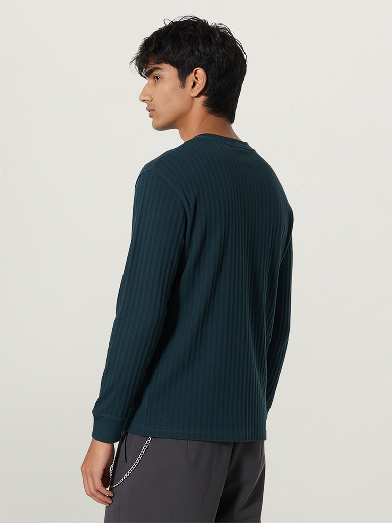 Regular-Fit Self-Striped T-Shirt