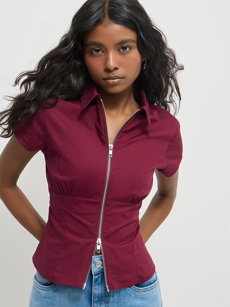 Fitted Solid Shirt
