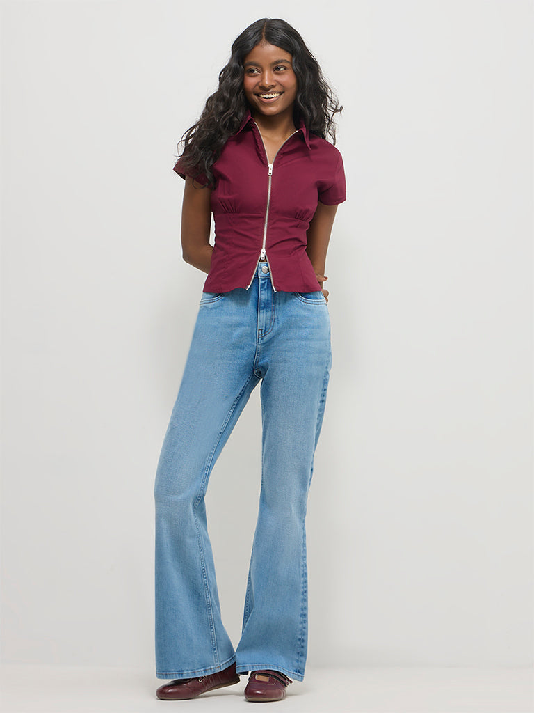 Fitted Solid Shirt