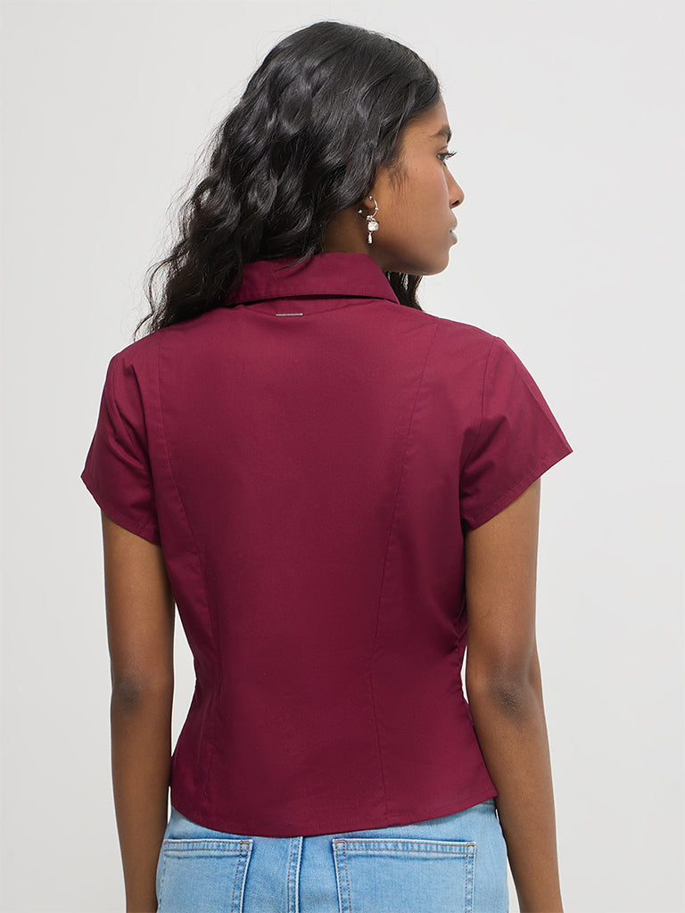 Fitted Solid Shirt