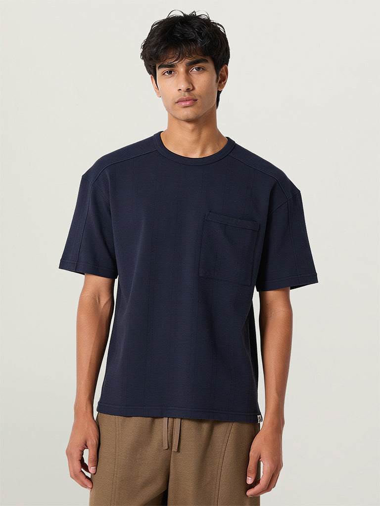 Regular-Fit Self-Striped T-Shirt