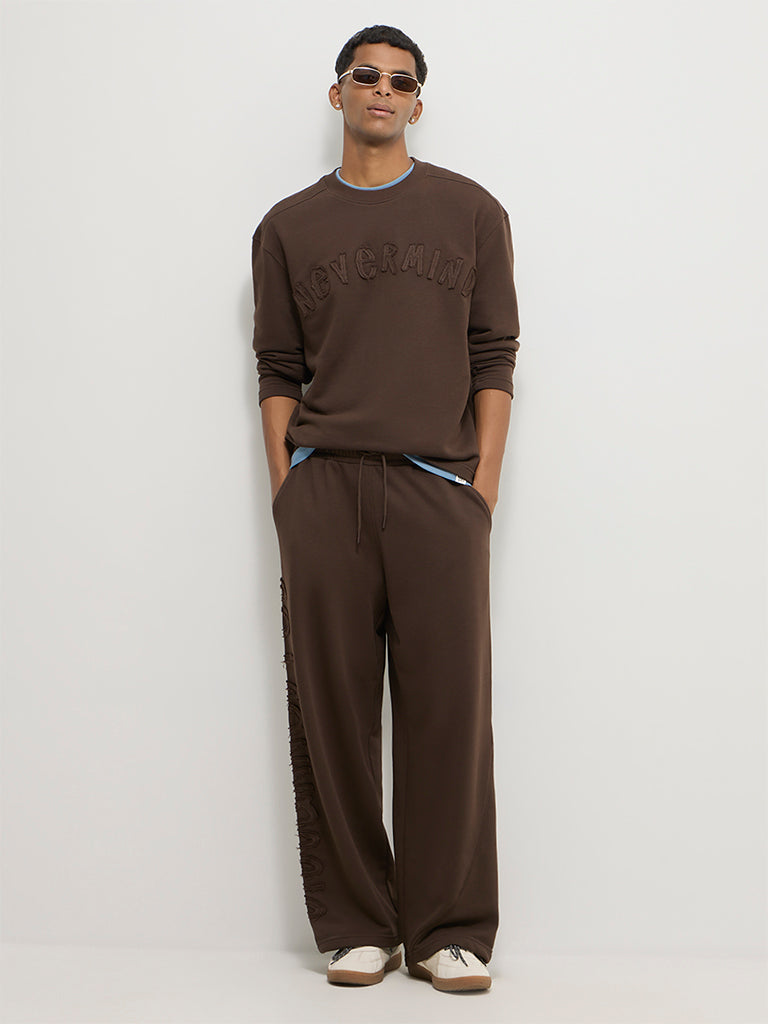 Regular-Fit Typographic Sweatshirt