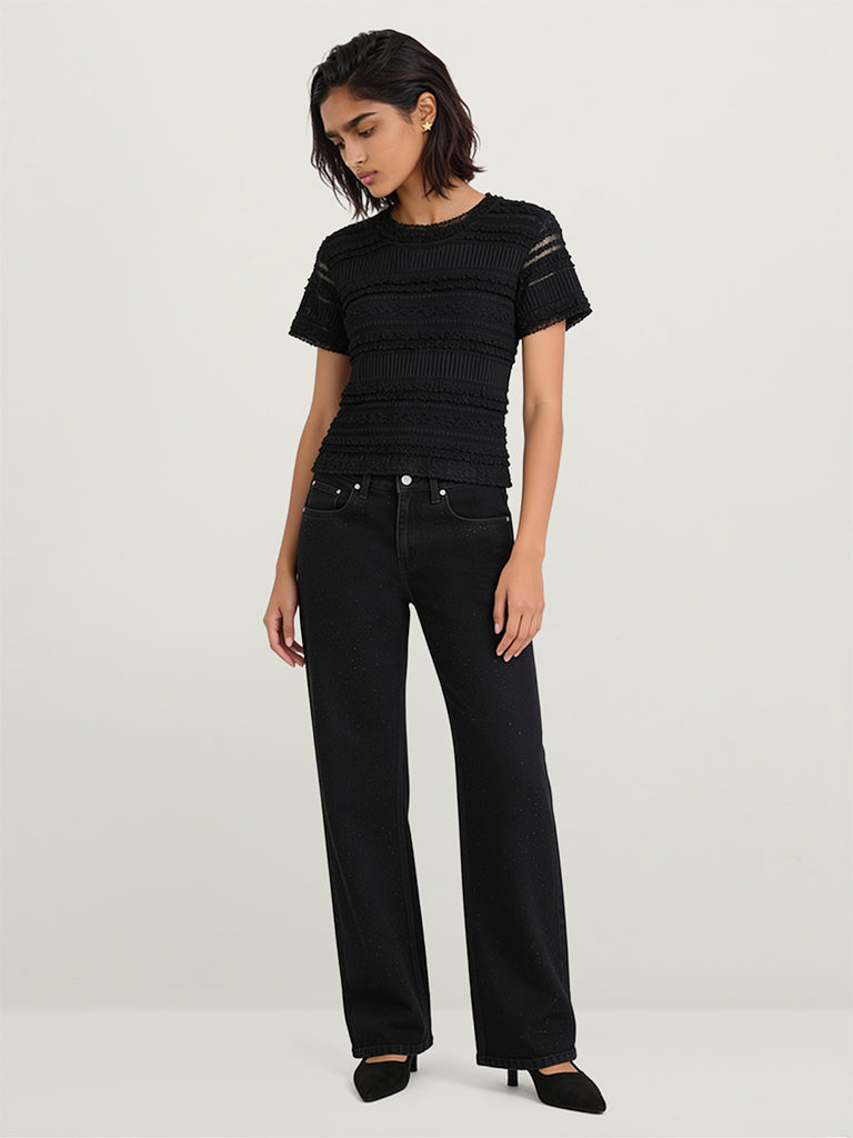 Fitted Textured Top