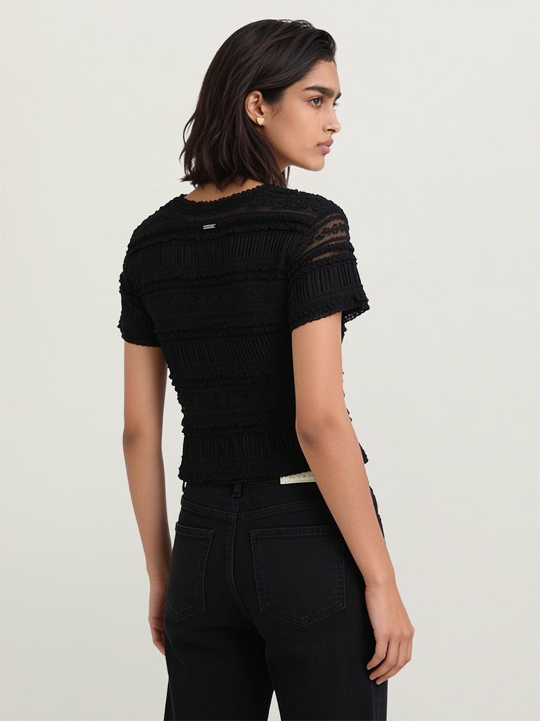 Fitted Textured Top